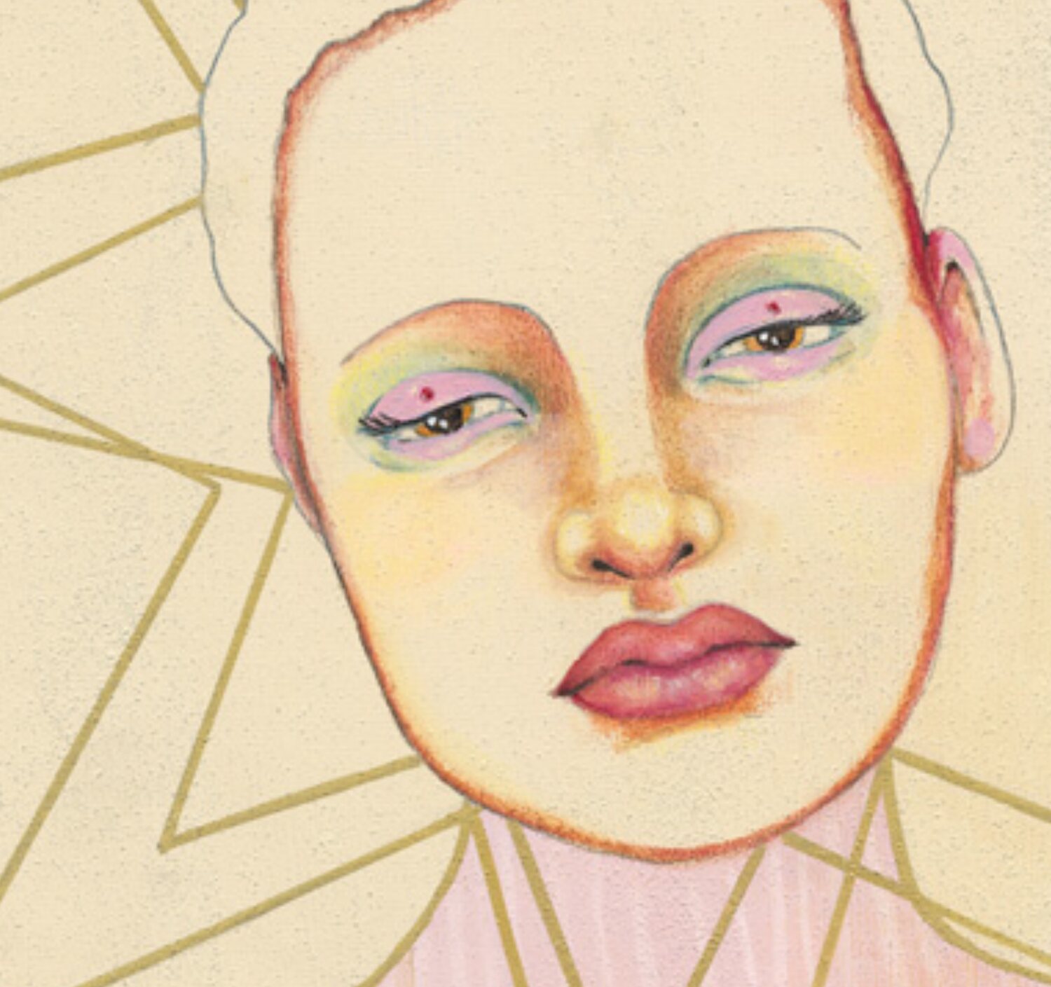 Painting from The Lost Doll series by Belinda Wearne